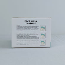 Load image into Gallery viewer, Kids 3 Ply Masks Box of 50, $0.07/mask
