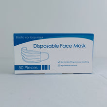 Load image into Gallery viewer, 3 Ply Masks Box of 50, $0.06/mask