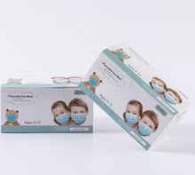 Load image into Gallery viewer, Kids 3 Ply Masks Box of 50, $0.07/mask
