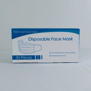 100 BOX SPECIAL - 3 Ply Masks in Box of 50, $0.06/MASK