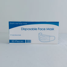 Load image into Gallery viewer, 3 Ply Masks Box of 50, $0.06/mask
